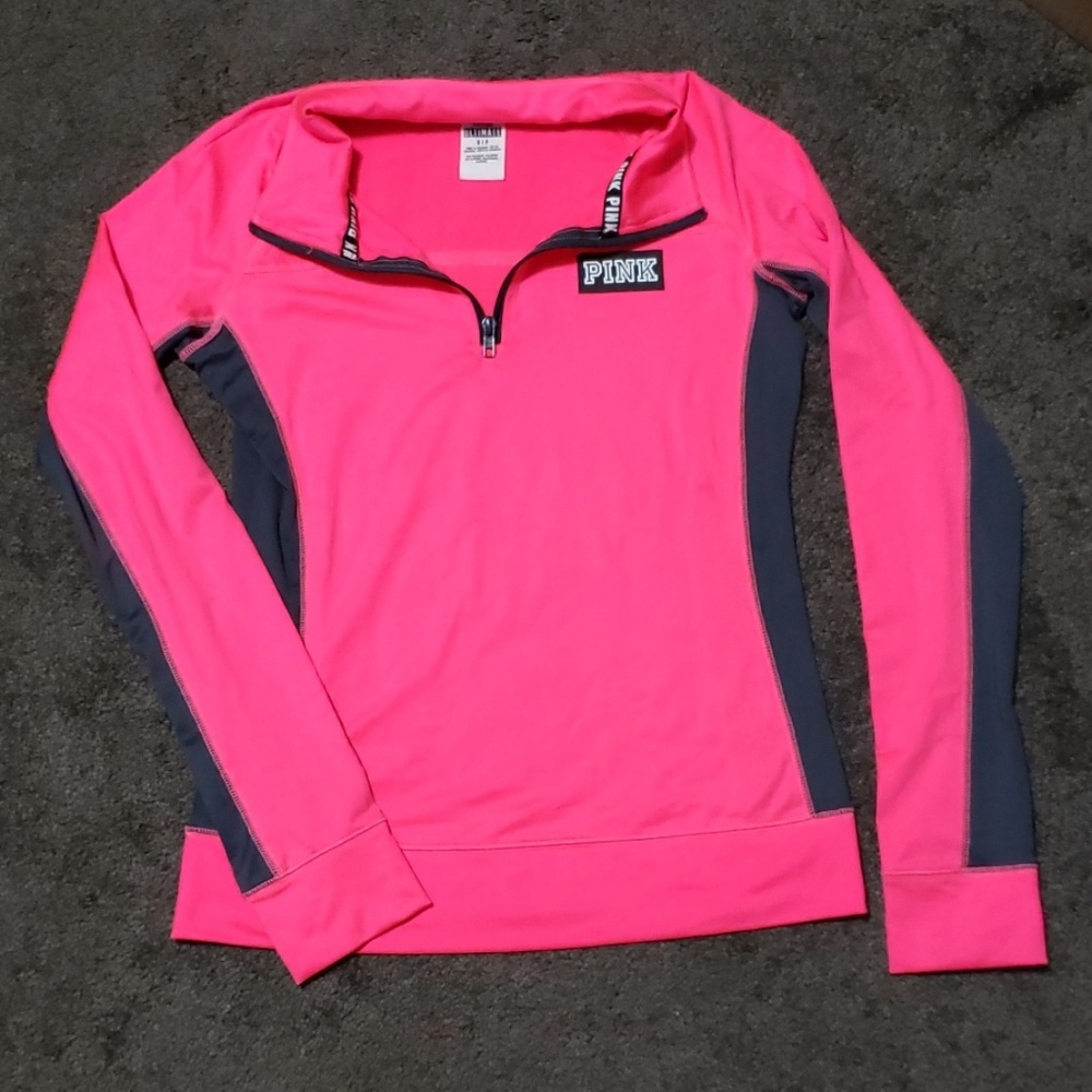 PINK Ultimate quarter zip long sleeve